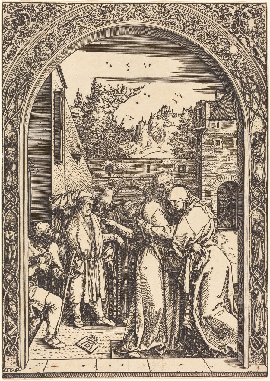 Joachim und Anna an der Goldenen Pforte von Albrecht Dürer