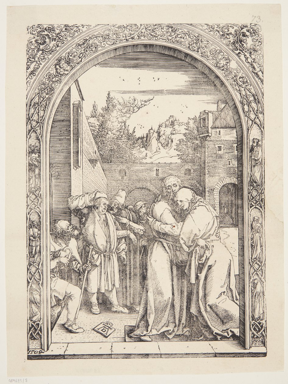 Joachim und St. Anna treffen sich am Goldenen Tor von Albrecht Dürer