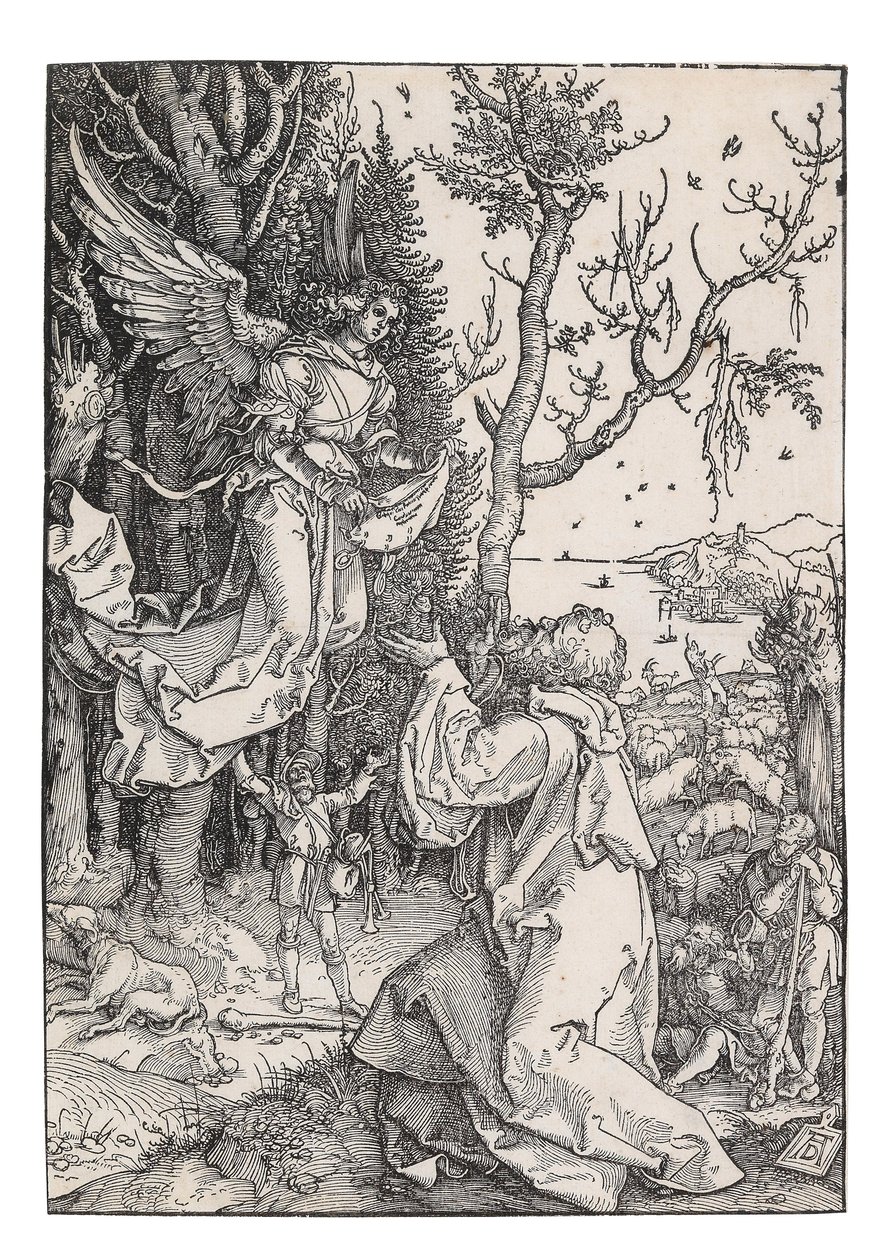 Joachim und der Engel, aus Das Leben der Jungfrau von Albrecht Dürer