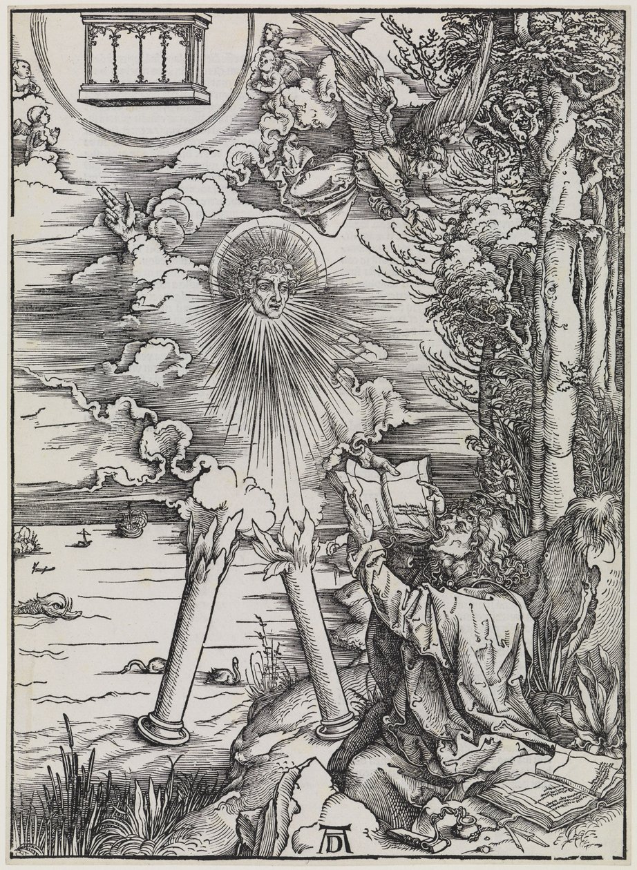 Johannes, das Buch verschlingend / Der Starke Engel von Albrecht Dürer