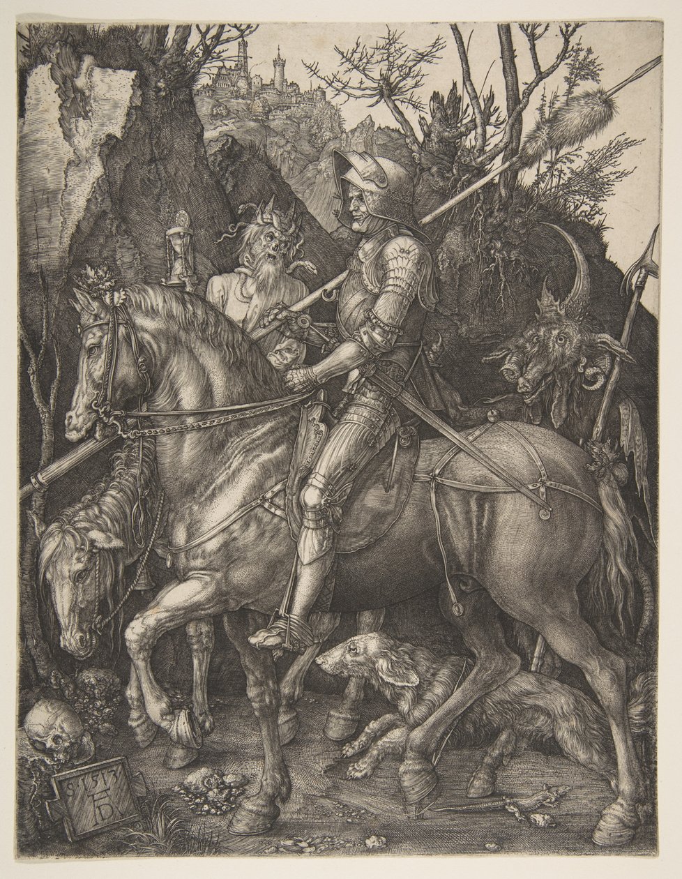 Ritter, Tod und Teufel von Albrecht Dürer