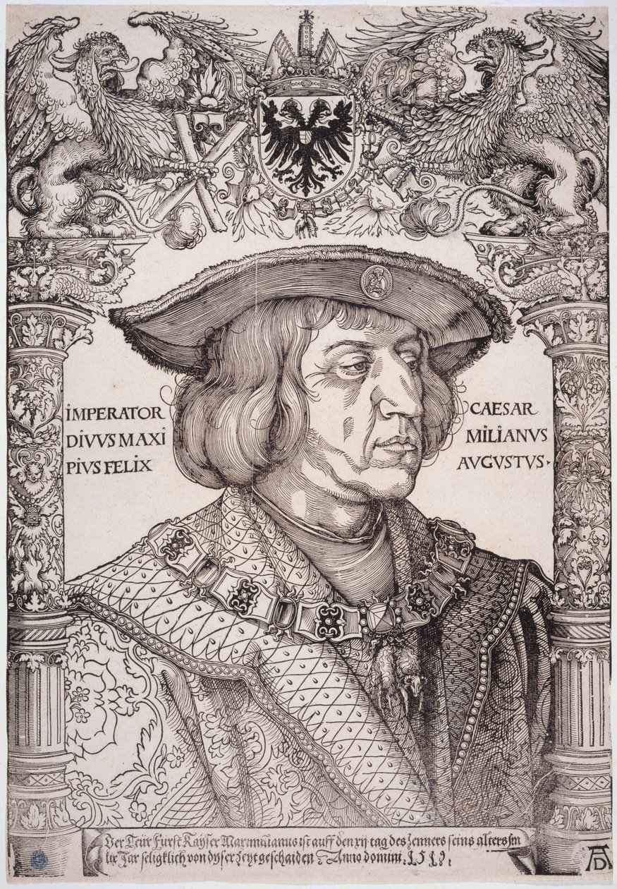 Kaiser Maximilian I. (Bartsch 153) von Albrecht Dürer
