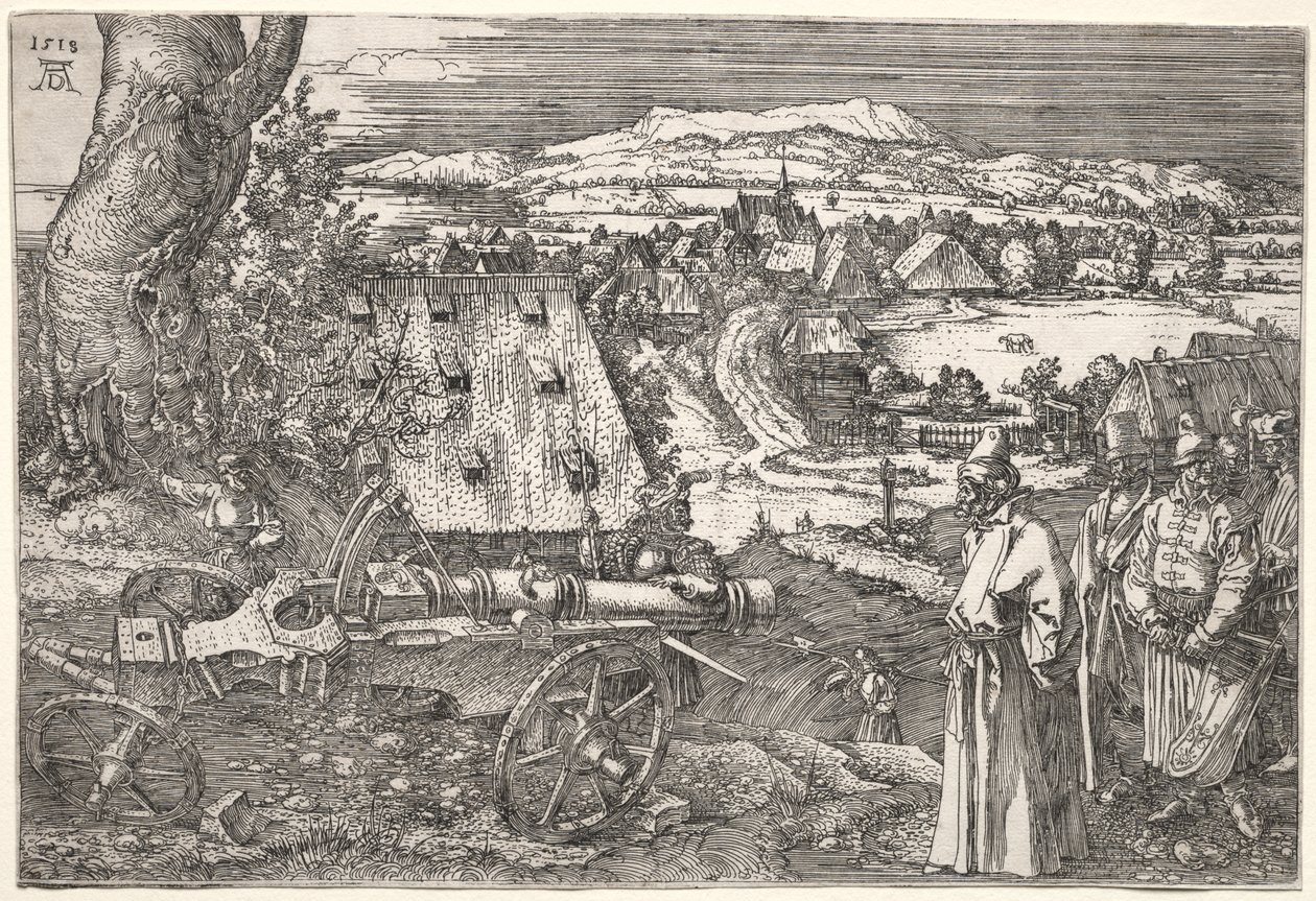 Landschaft mit der Kanone von Albrecht Dürer