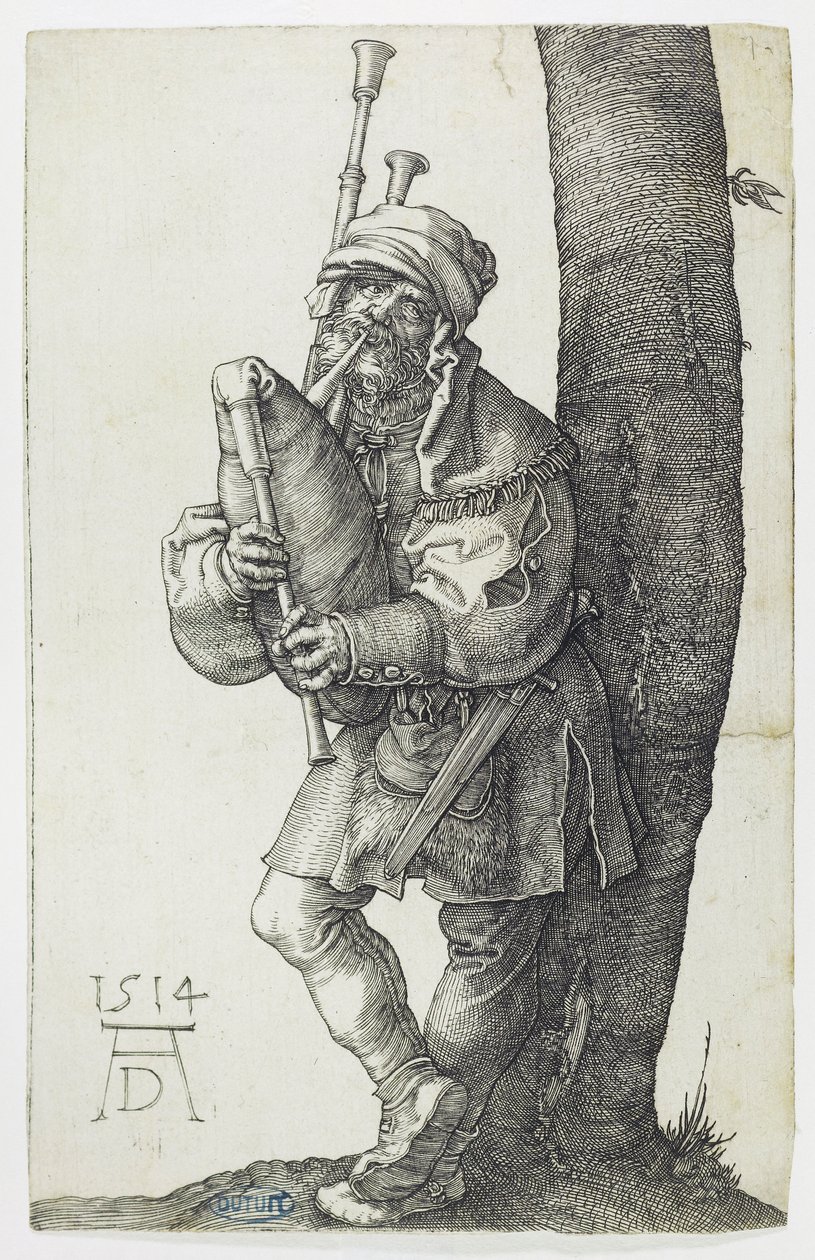 Der Dudelsackspieler (Bartsch 91) von Albrecht Dürer