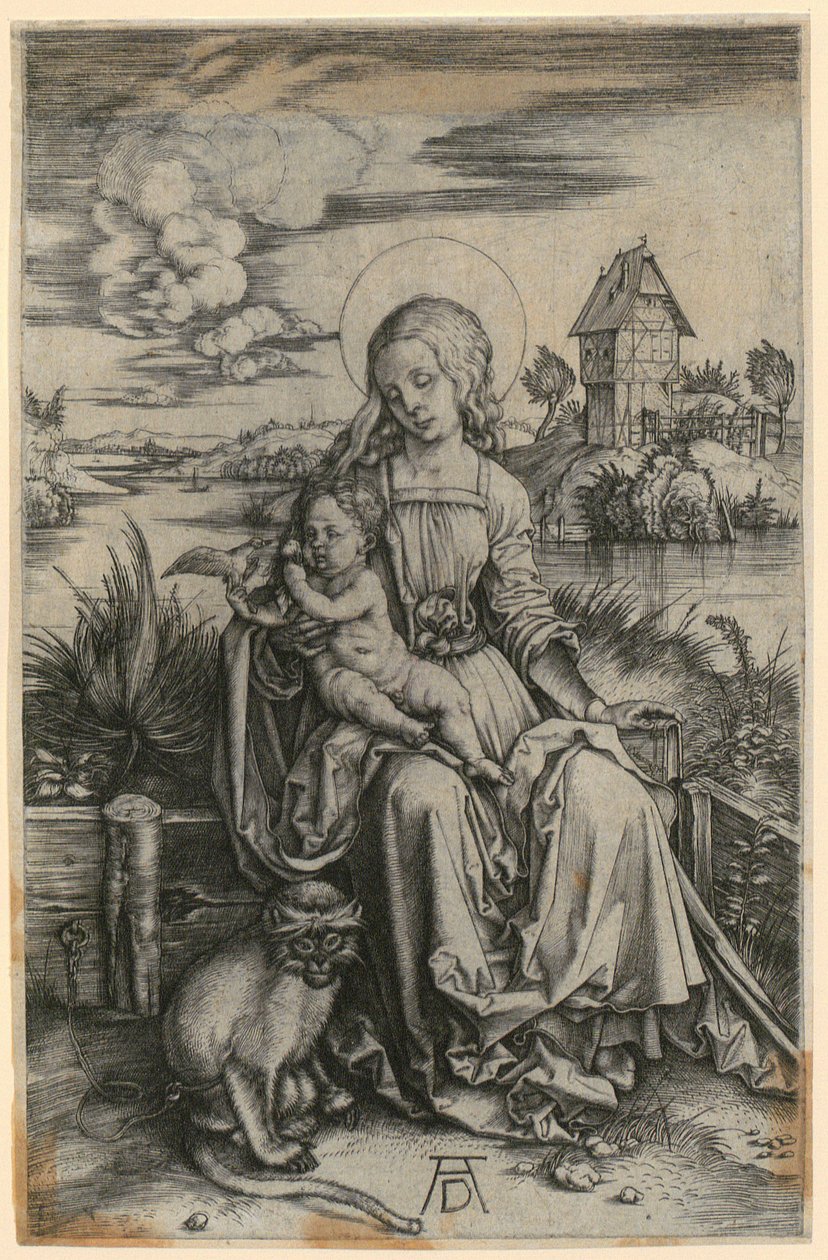 Maria mit der Meerkatze von Albrecht Dürer