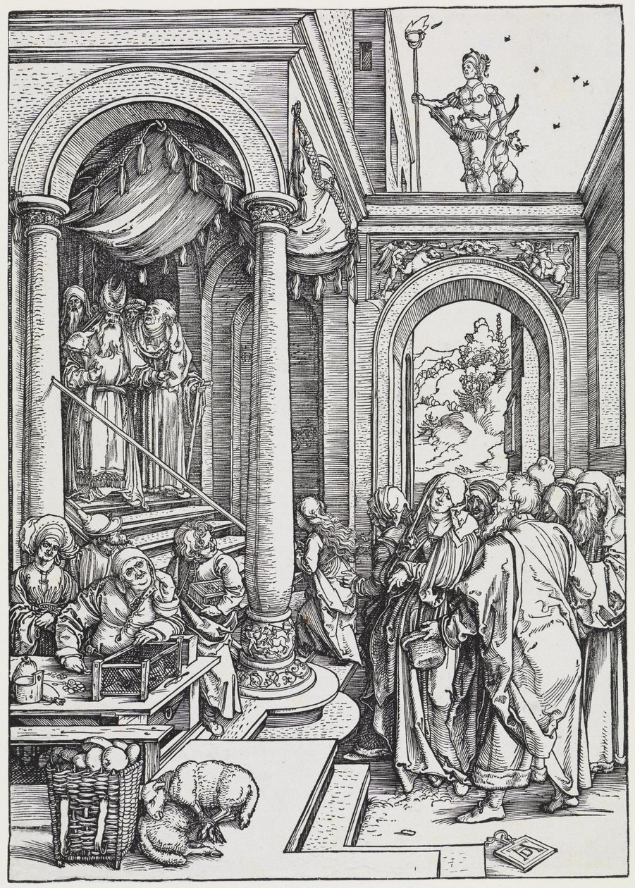 Mariens Tempelgang von Albrecht Dürer