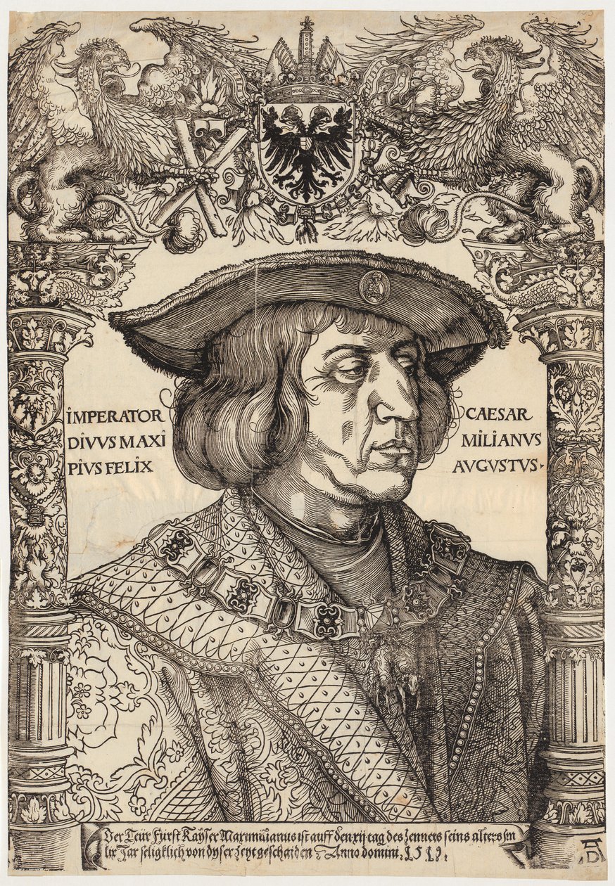 Porträt von Kaiser Maximilian I. von Albrecht Dürer