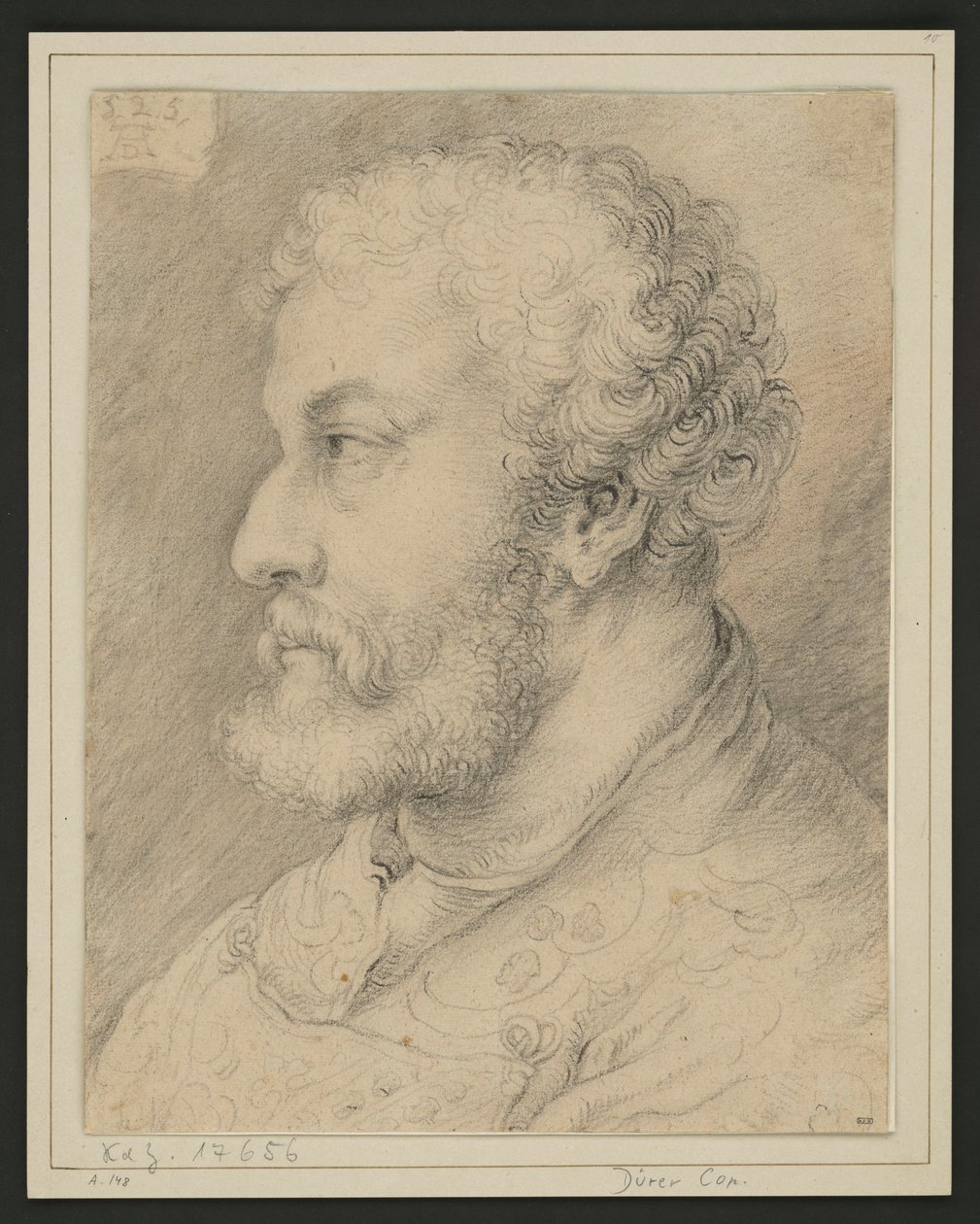 Profilbildnis des Raymund Fugger? von Albrecht Dürer