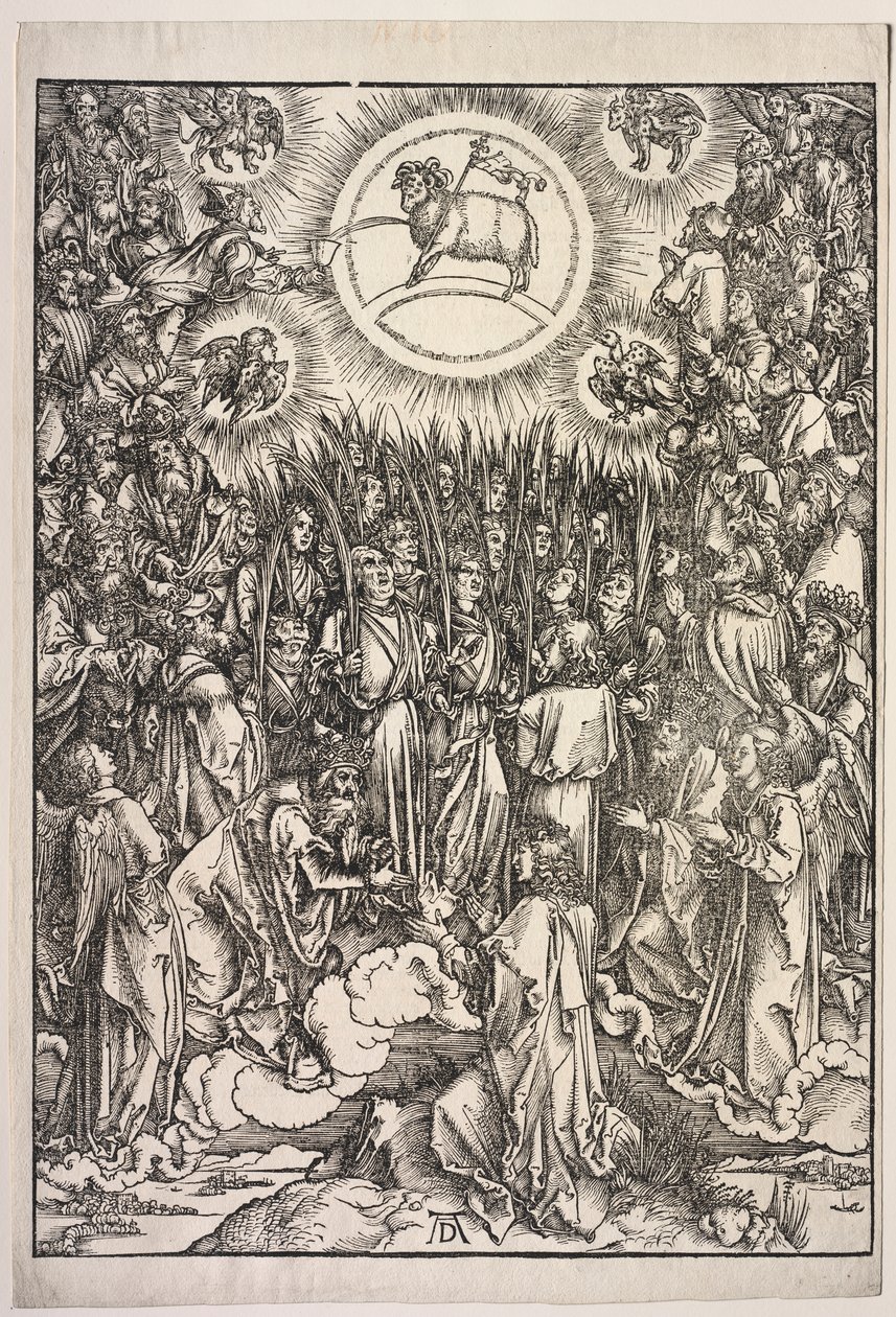 Offenbarung des Johannes: Die Anbetung des Lammes von Albrecht Dürer