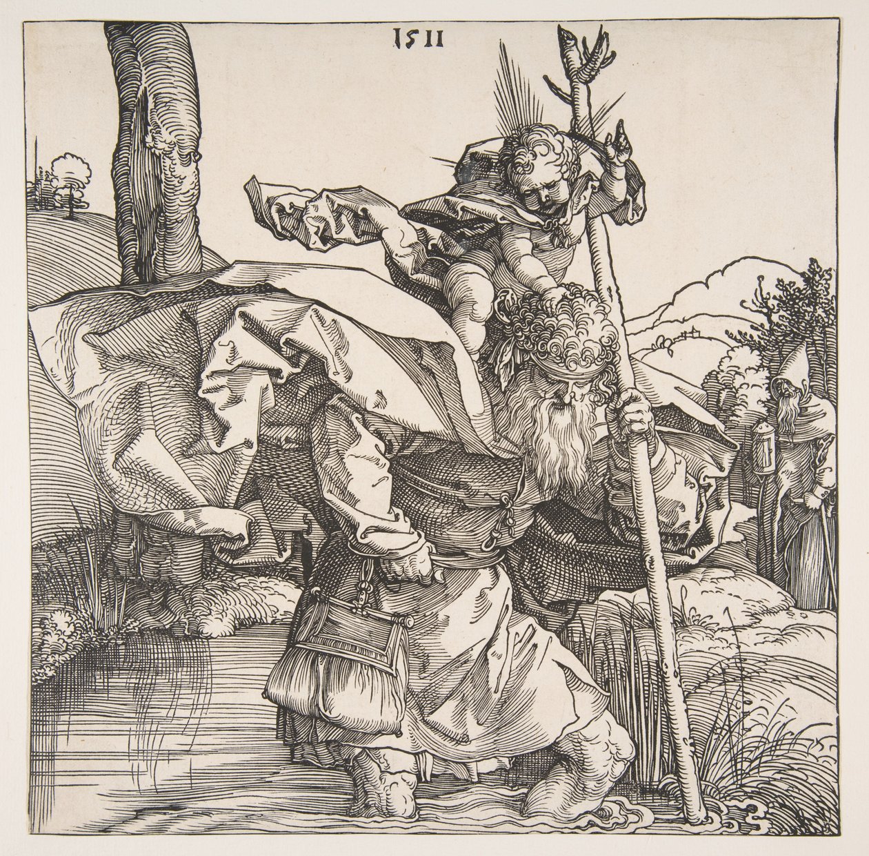 Der heilige Christophorus von Albrecht Dürer