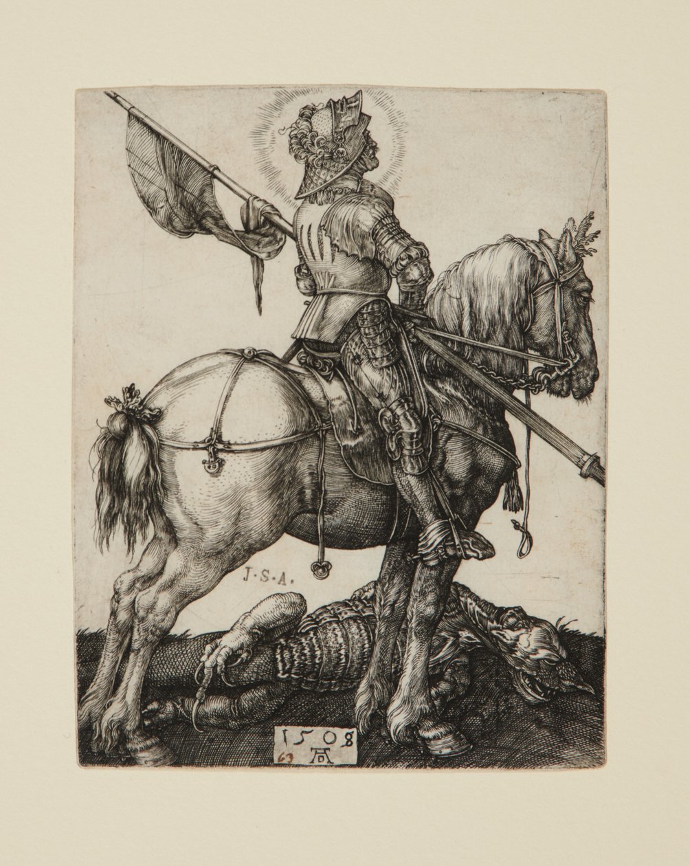 Sankt Georg zu Pferd von Albrecht Dürer