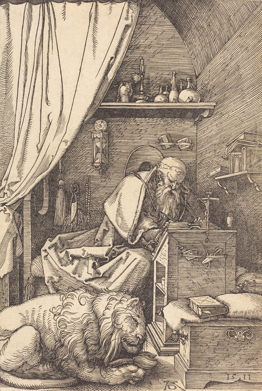 Heiliger Hieronymus in seiner Zelle, 1511 von Albrecht Dürer