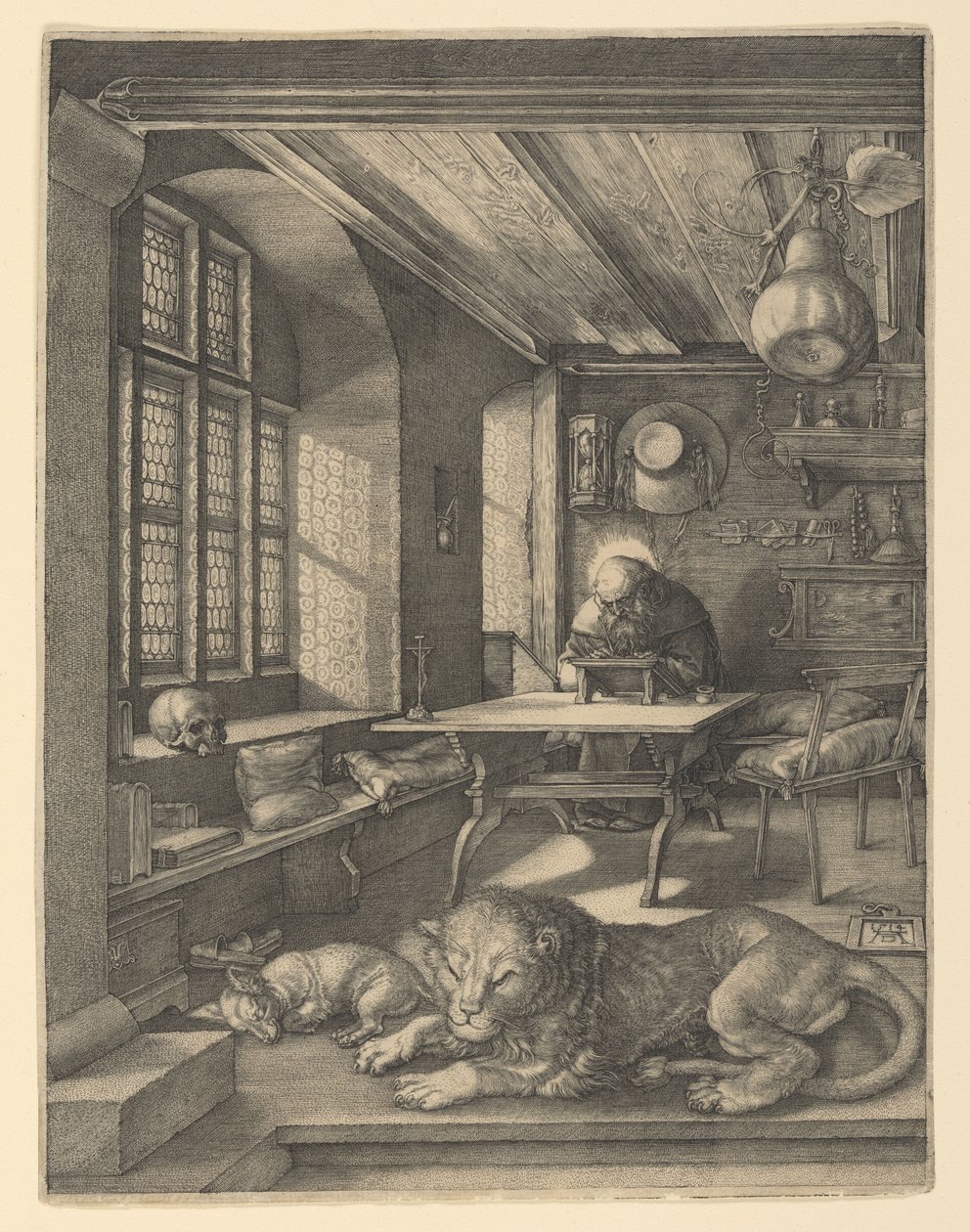 Heiliger Hieronymus in seinem Studierzimmer von Albrecht Dürer