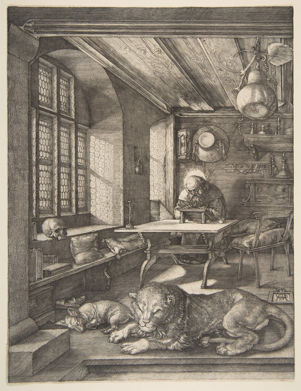 Der heilige Hieronymus in seinem Studierzimmer von Albrecht Dürer