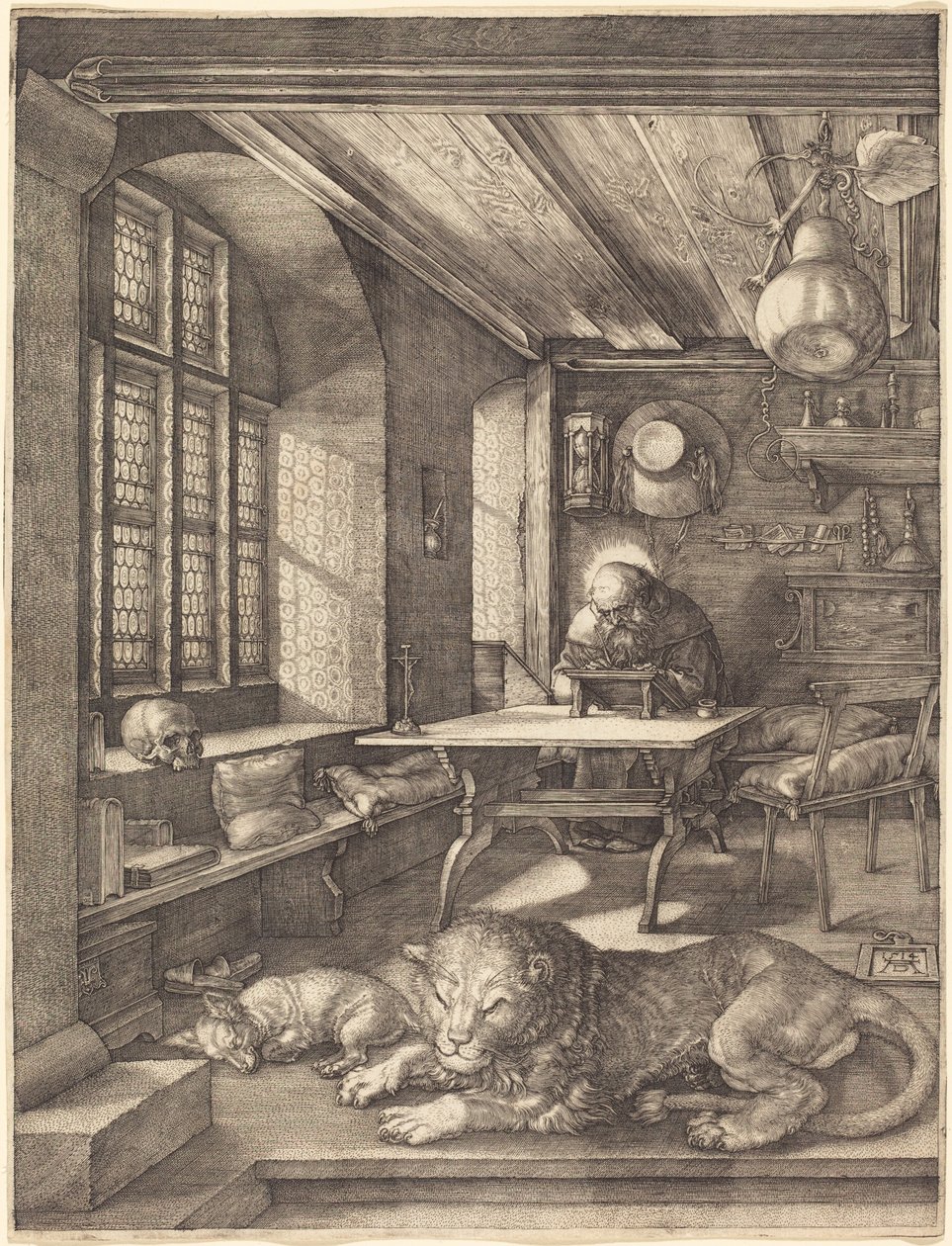 Heiliger Hieronymus in seinem Studierzimmer von Albrecht Dürer