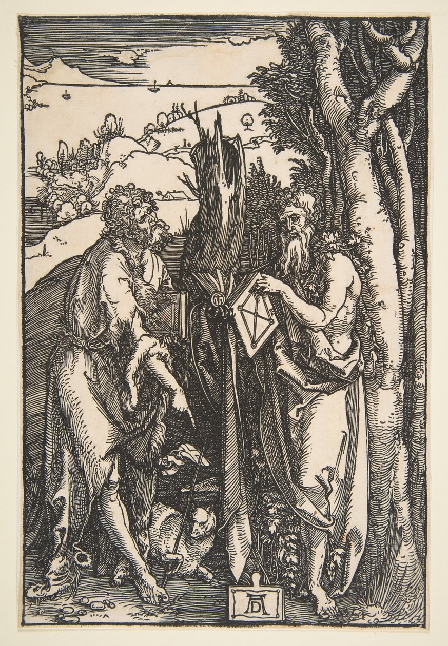 Heiliger Johannes der Täufer und Heiliger Onuphrius von Albrecht Dürer