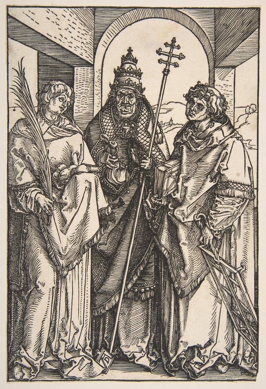 Heiliger Stephanus, Heiliger Sixtus und Heiliger Laurentius von Albrecht Dürer