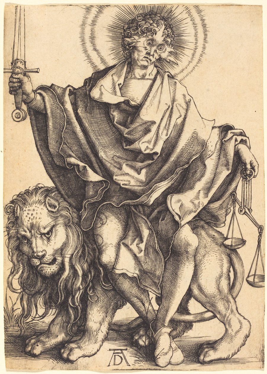 Sol Iustitiae ("Sonne der Gerechtigkeit") von Albrecht Dürer
