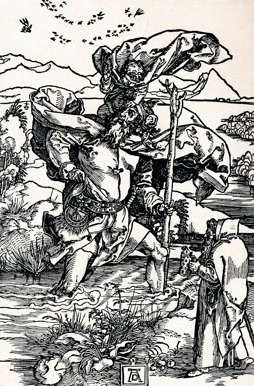 St. Christophorus, 1500 1906 von Albrecht Dürer