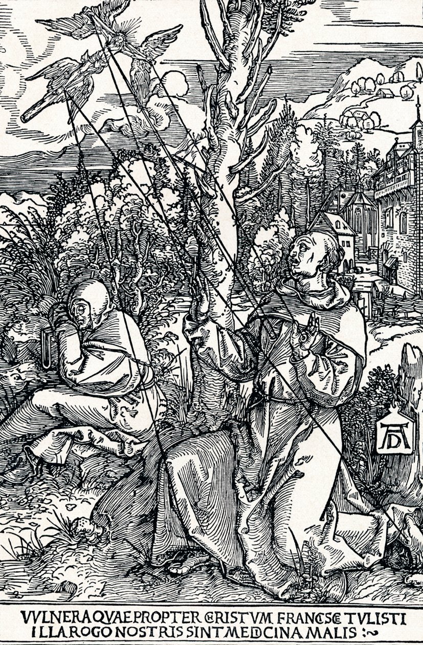 Der heilige Franziskus empfängt die Stigmata, 1504, 1906 von Albrecht Dürer