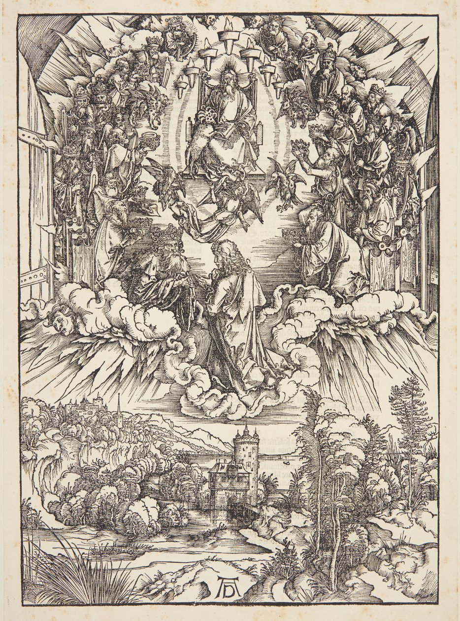 St. Johannes vor Gott und den Ältesten von Albrecht Dürer