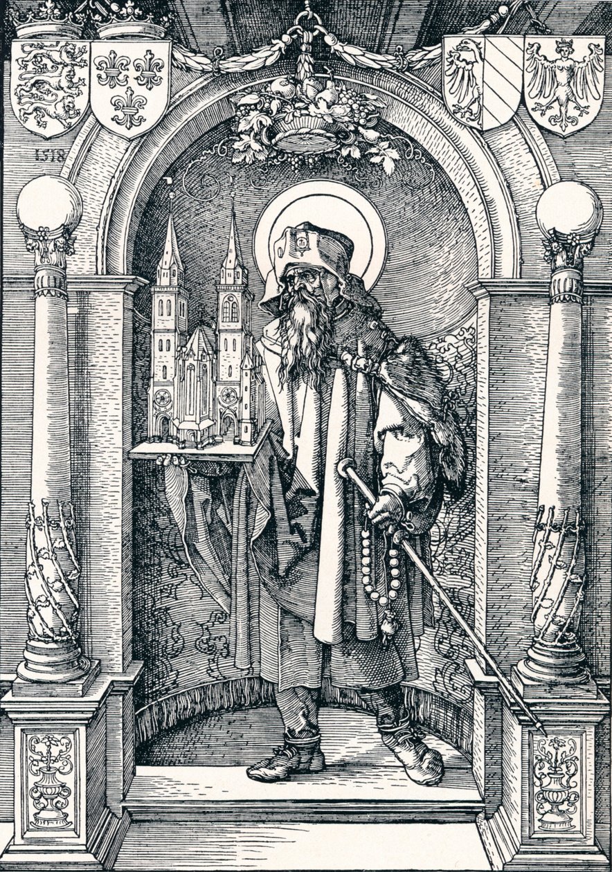 St. Sebaldus in der Nische, 1518 1906 von Albrecht Dürer