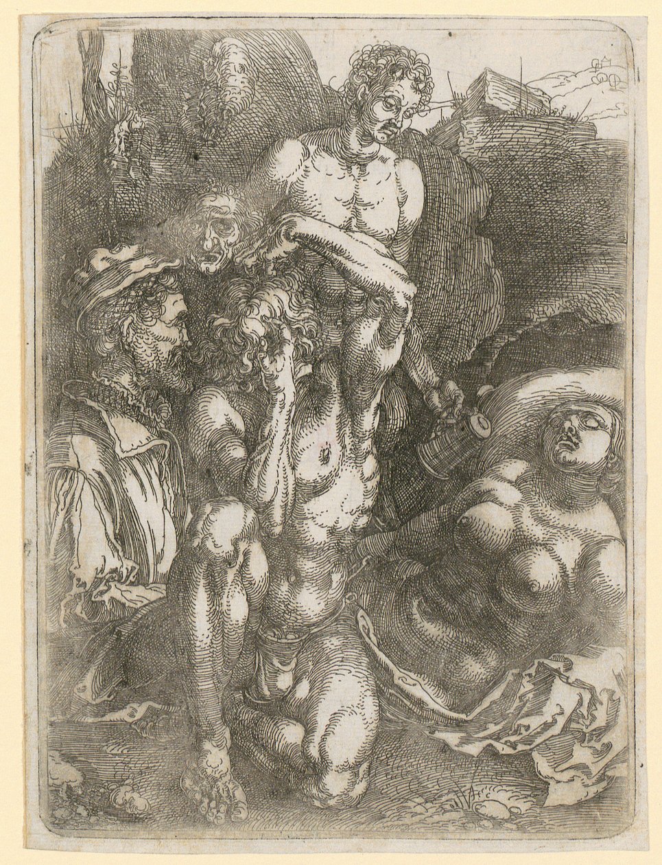 Studienblatt mit fünf Figuren von Albrecht Dürer