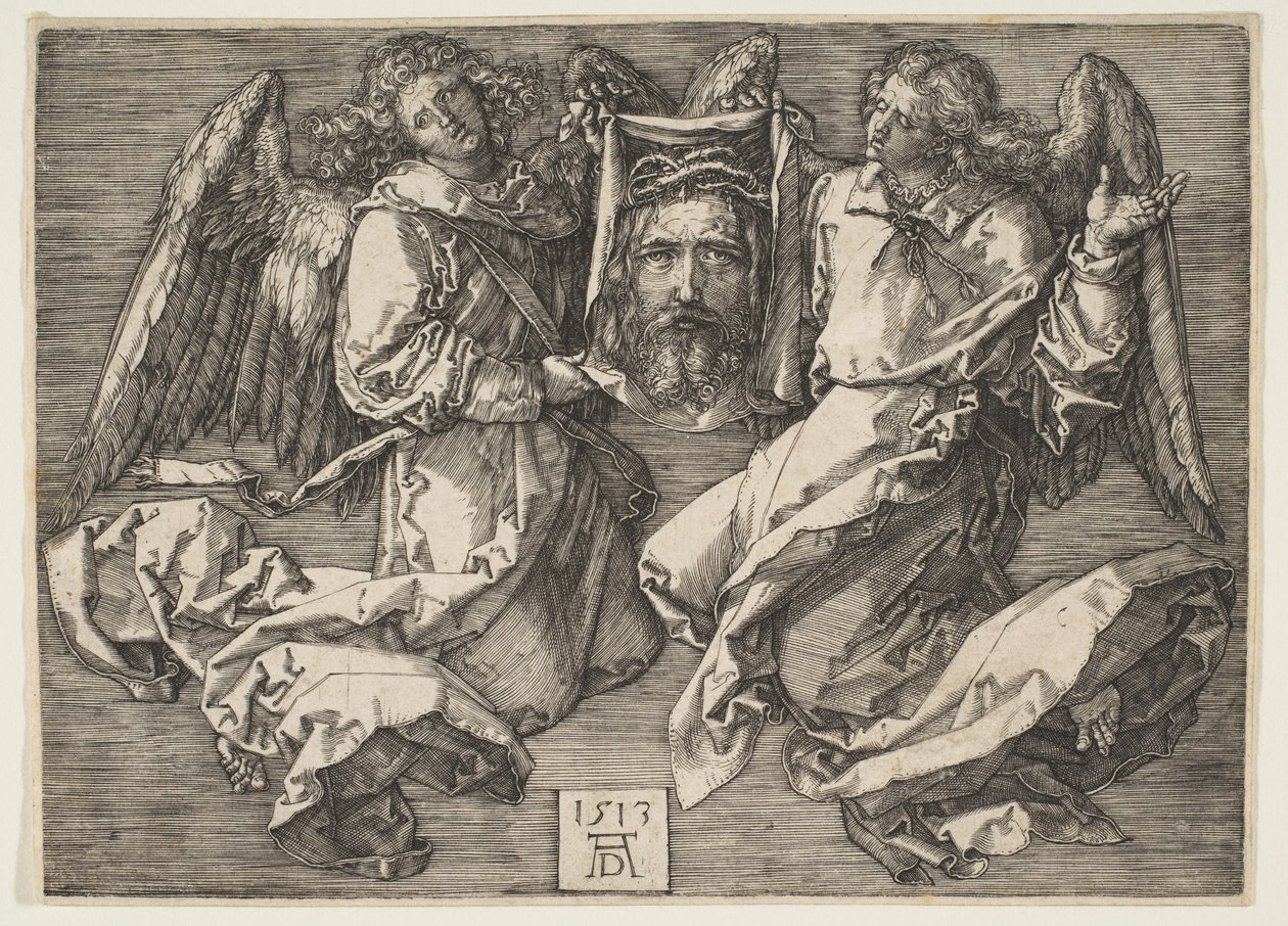 Das von zwei Engeln gehaltene Schweißtuch von Albrecht Dürer