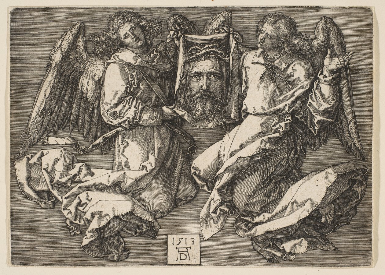 Das von zwei Engeln präsentierte Schweißtuch von Albrecht Dürer