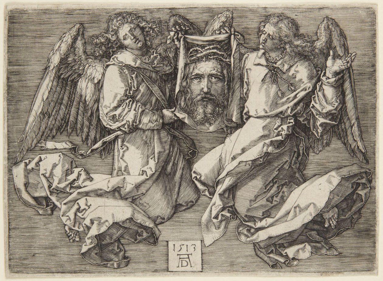 Das von zwei Engeln gehaltene Sudarium von Albrecht Dürer