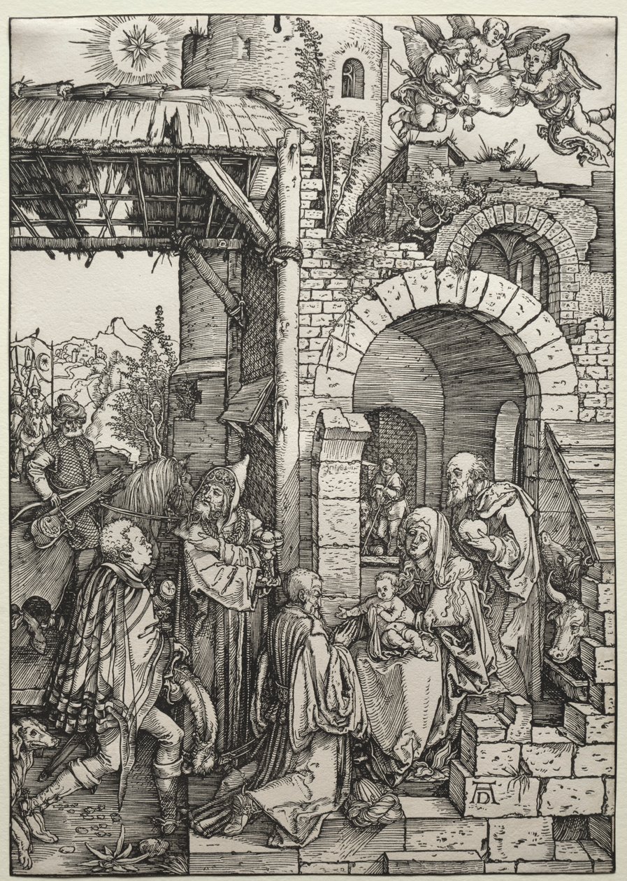 Die Anbetung der Könige, ca. 1501-1503 von Albrecht Dürer