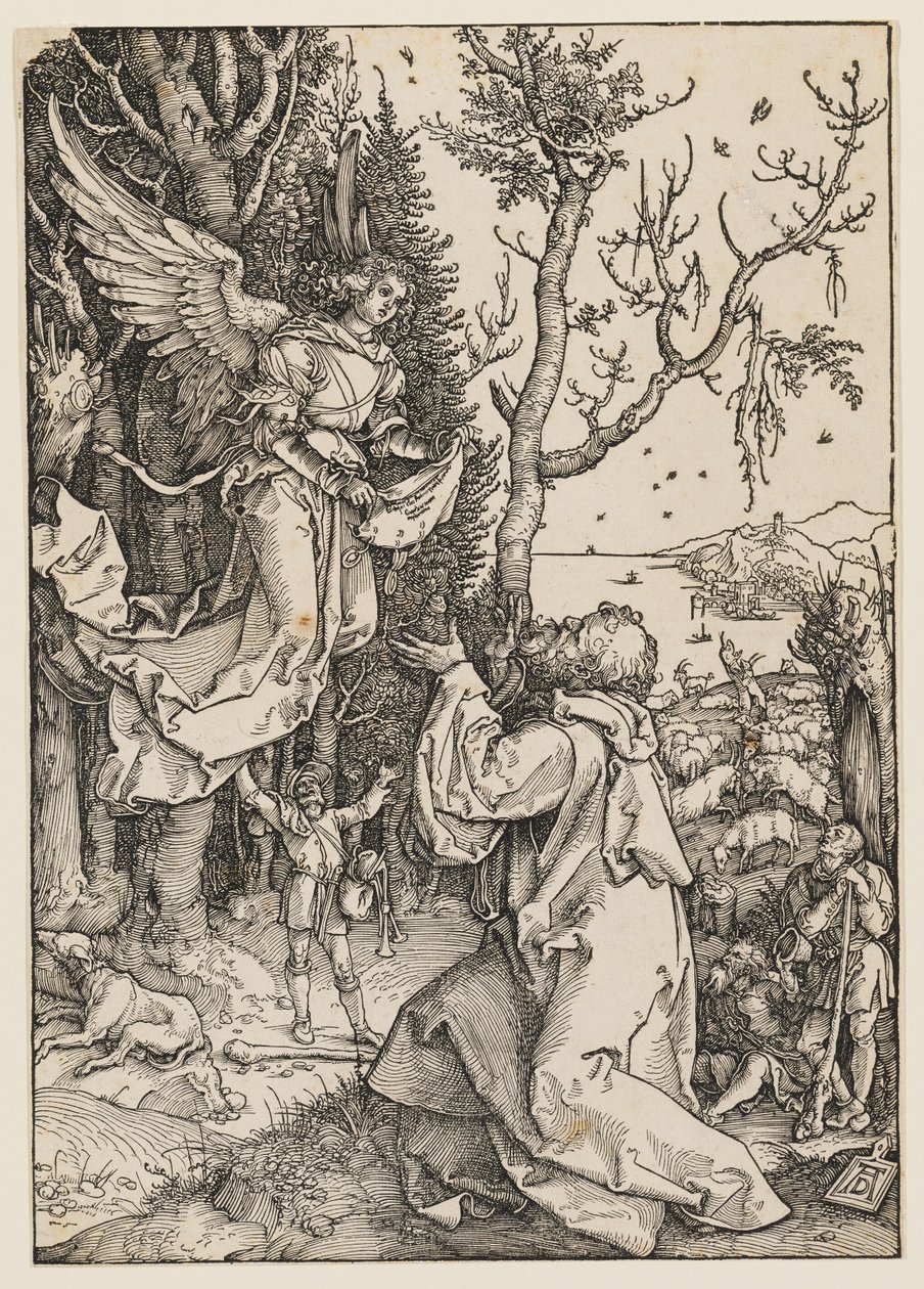 Der Engel erscheint Joachim von Albrecht Dürer