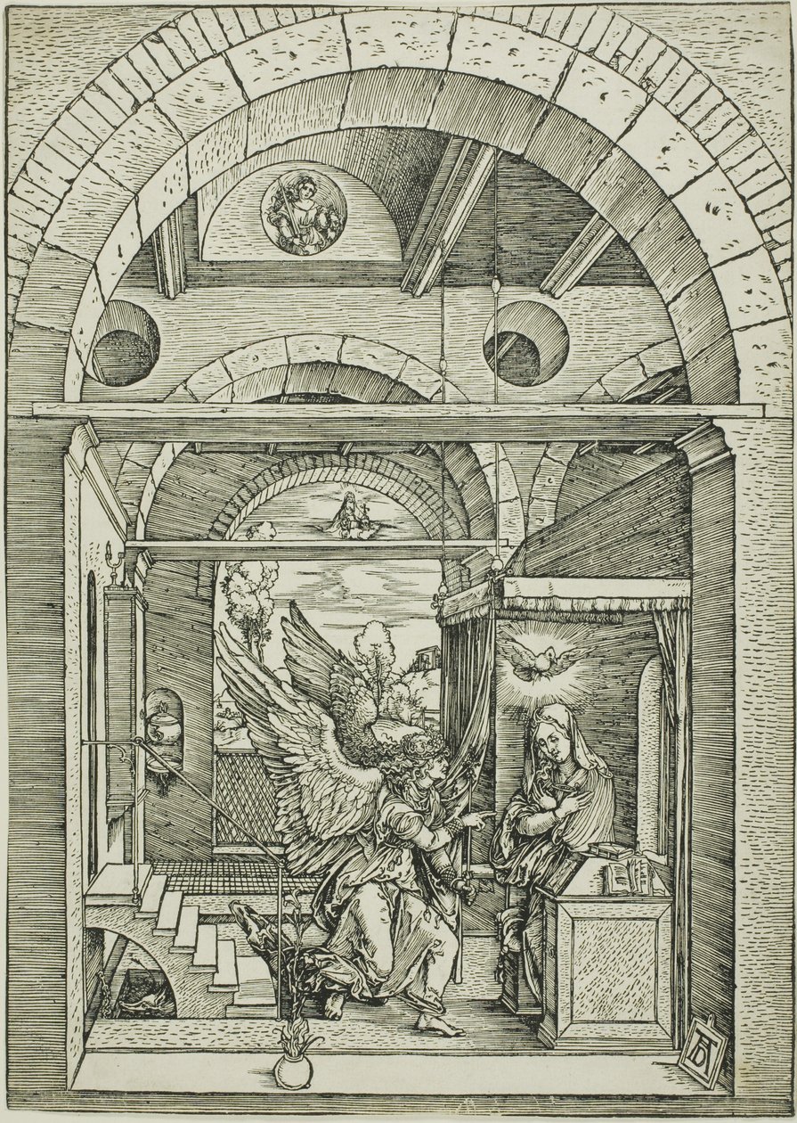 Die Verkündigung, aus Das Leben der Jungfrau von Albrecht Dürer
