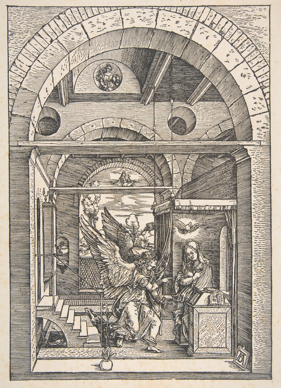 Die Verkündigung, aus „Das Marienleben“ von Albrecht Dürer