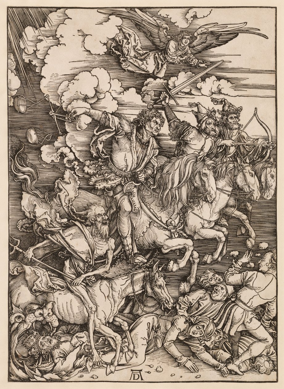 Die Apokalypse: Die vier apokalyptischen Reiter von Albrecht Dürer