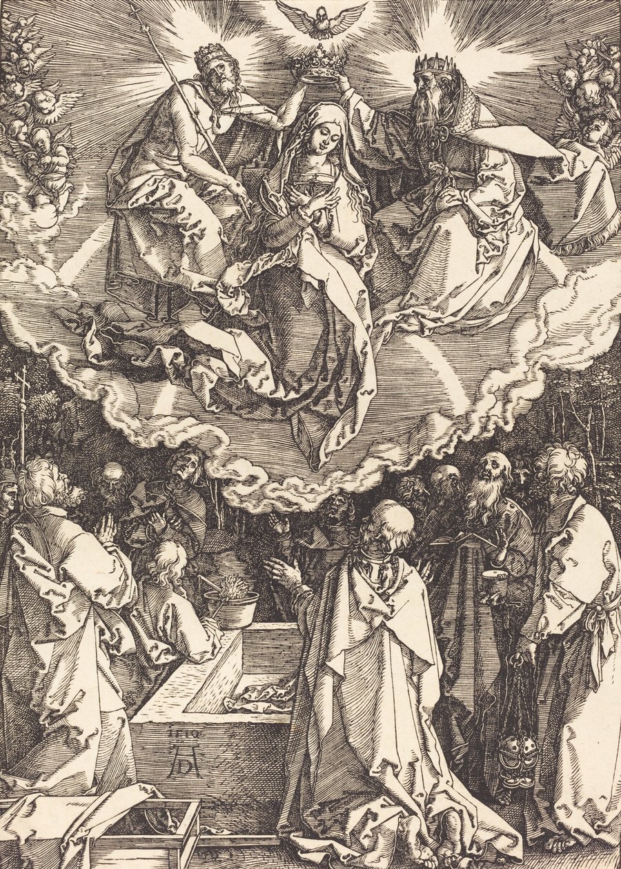 Die Himmelfahrt und Krönung der Jungfrau, 1510 von Albrecht Dürer