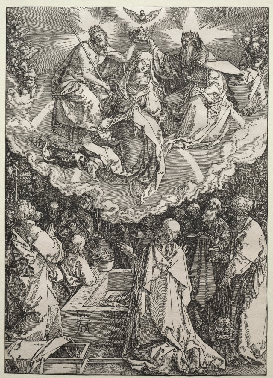 Die Himmelfahrt und Krönung der Jungfrau Maria, 1510 von Albrecht Dürer