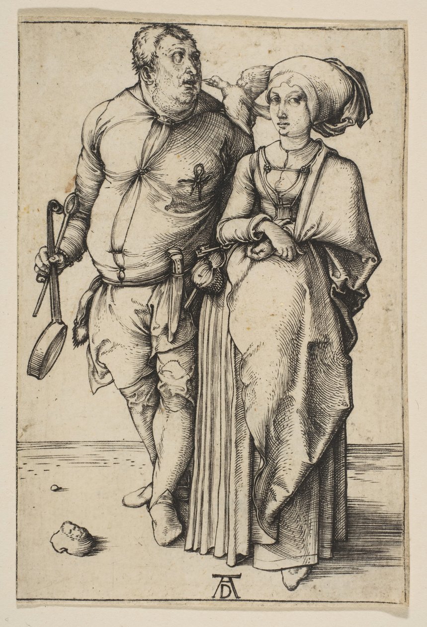 Der Koch und seine Frau, ca. 1496 von Albrecht Dürer