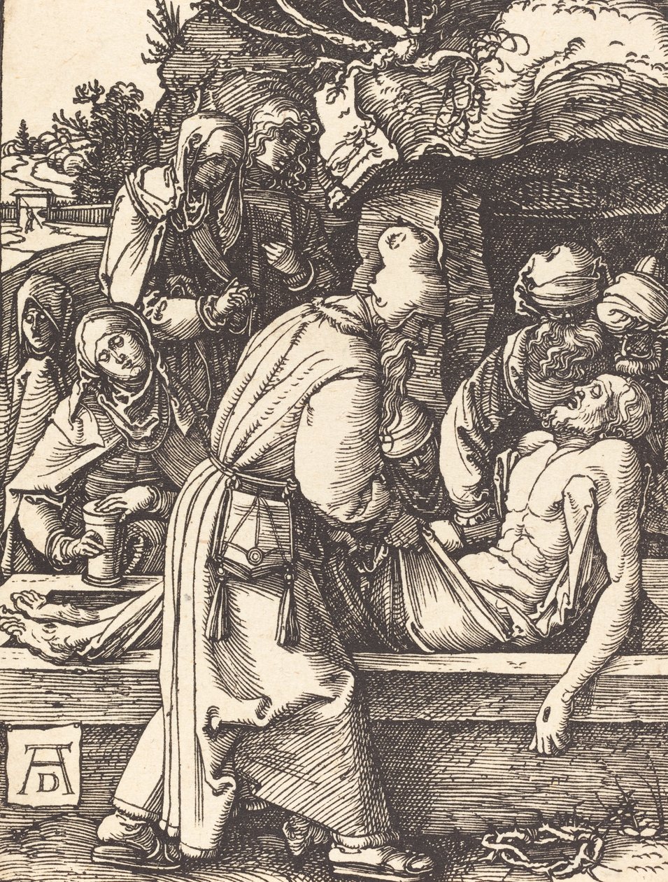 Die Kreuzabnahme, wahrscheinlich ca. 1509-1510 von Albrecht Dürer