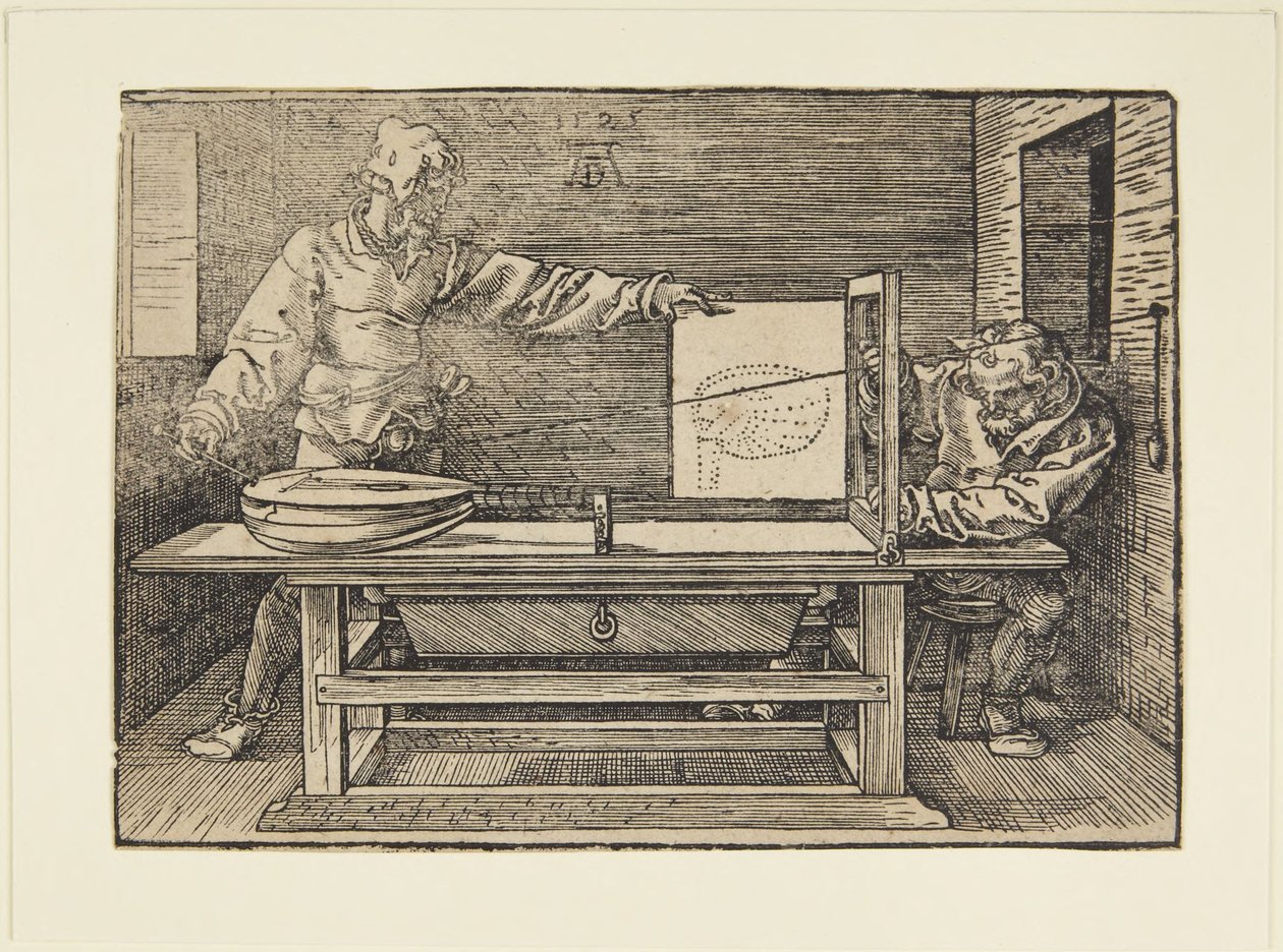 Der Zeichner der Laute von Albrecht Dürer