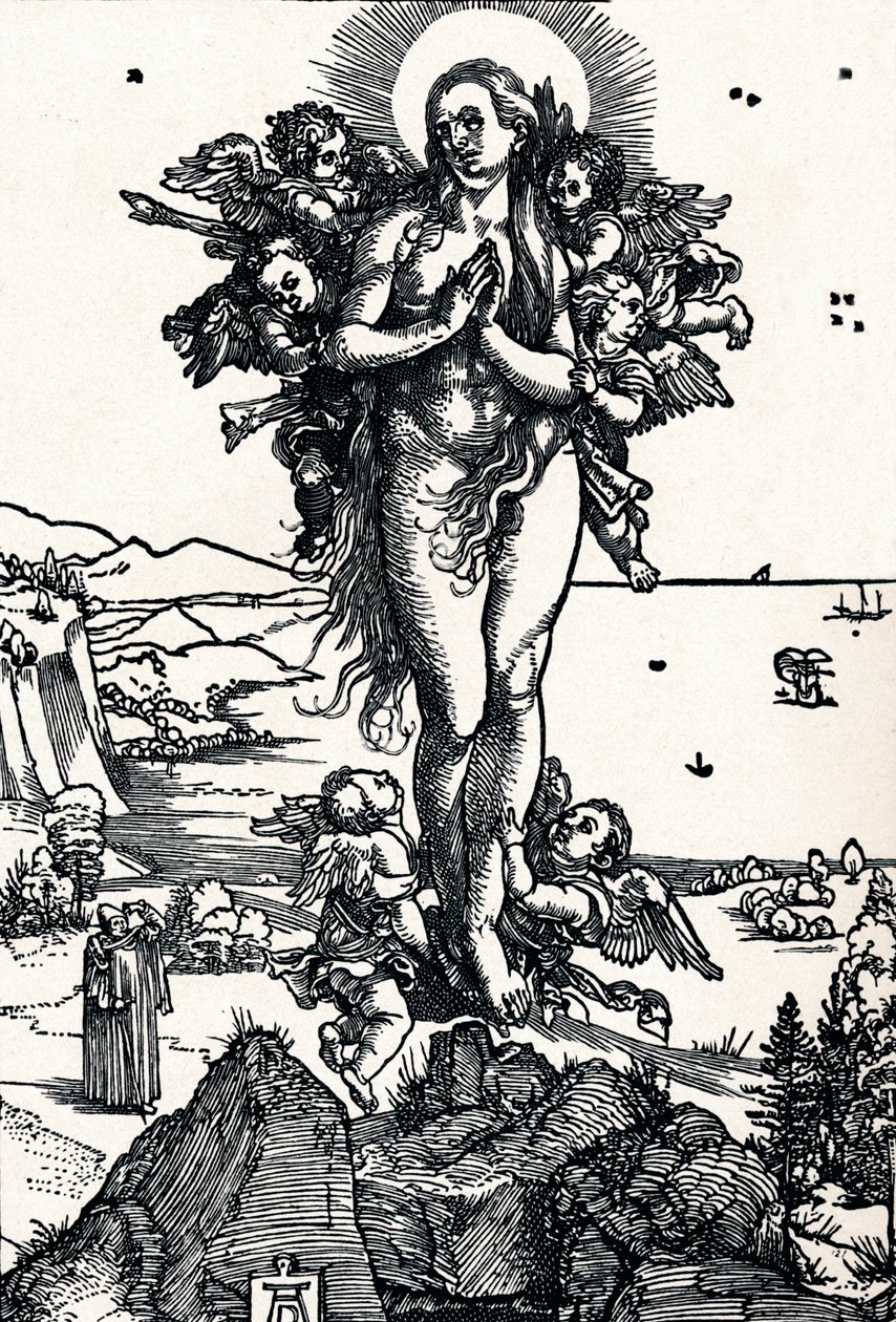 Die Erhebung der Maria Magdalena, 1500, 1906 von Albrecht Dürer