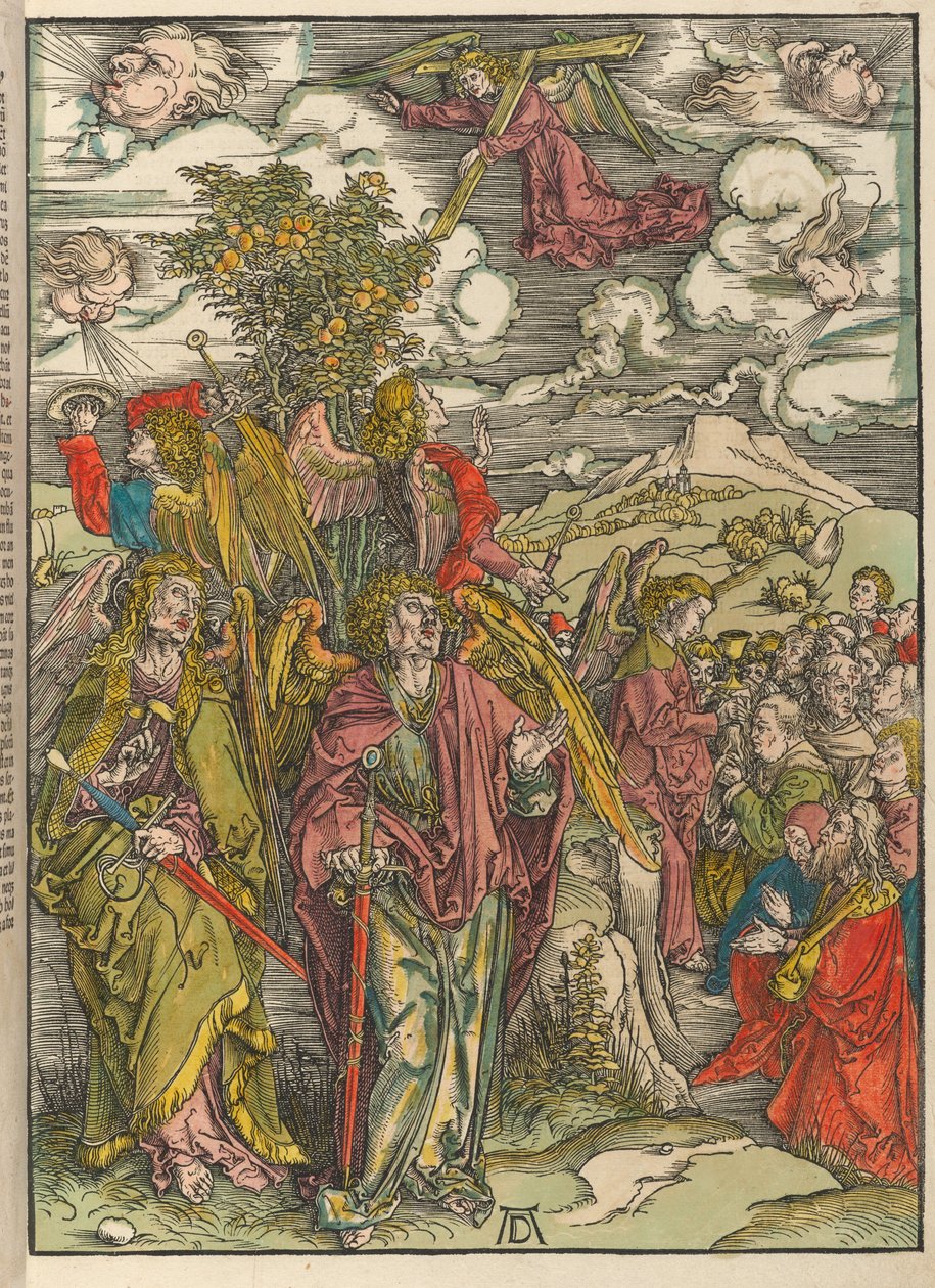 Die vier Engel, die die Winde halten von Albrecht Dürer