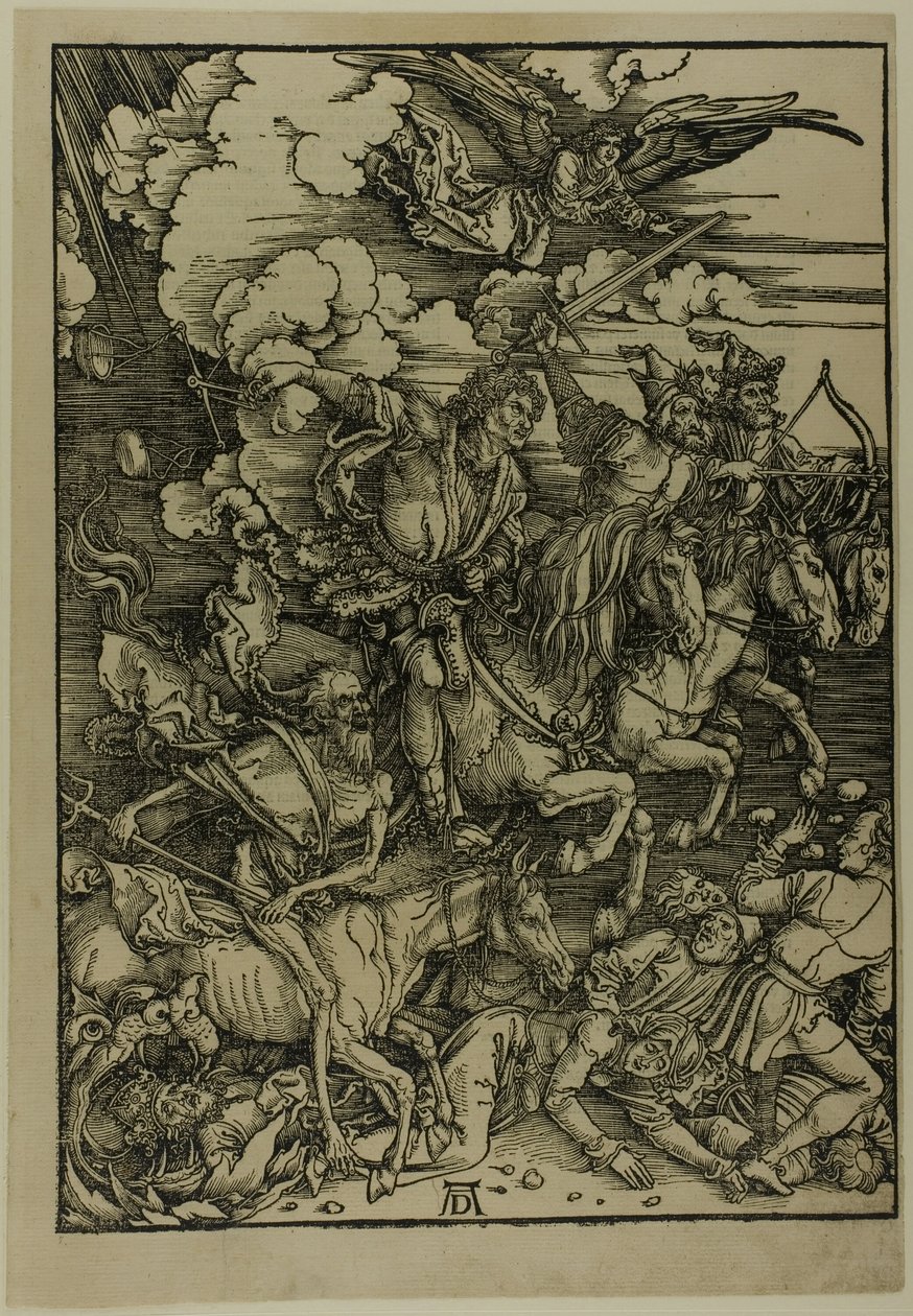 Die vier Reiter der Apokalypse, aus der Apokalypse von Albrecht Dürer
