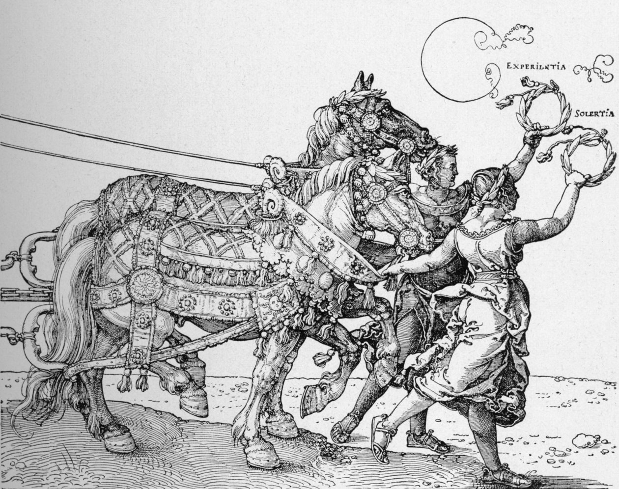 Der große Triumphwagen von Kaiser Maximilian, 1523 von Albrecht Dürer