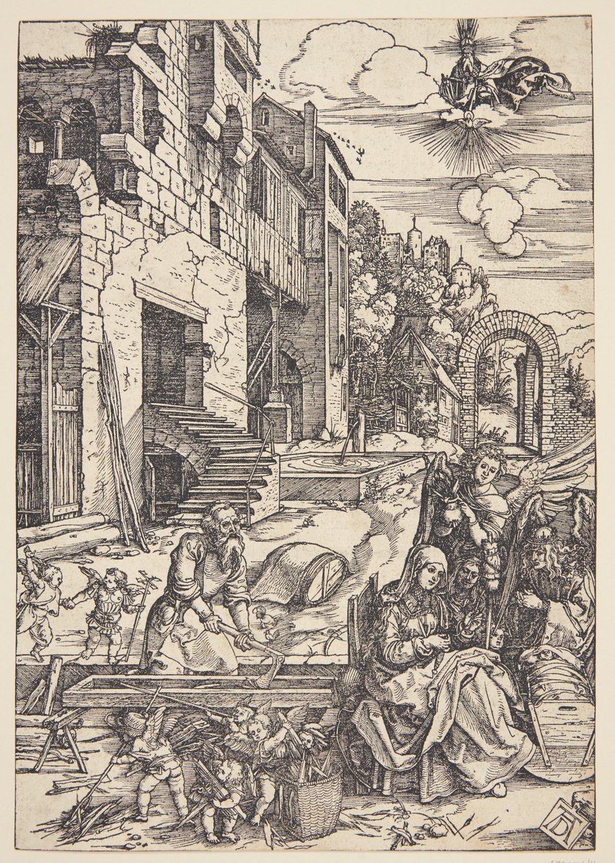 Die Heilige Familie in Ägypten von Albrecht Dürer