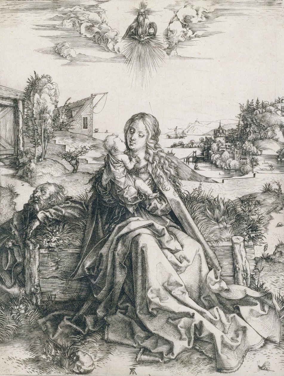 Die Heilige Familie mit der Libelle von Albrecht Dürer