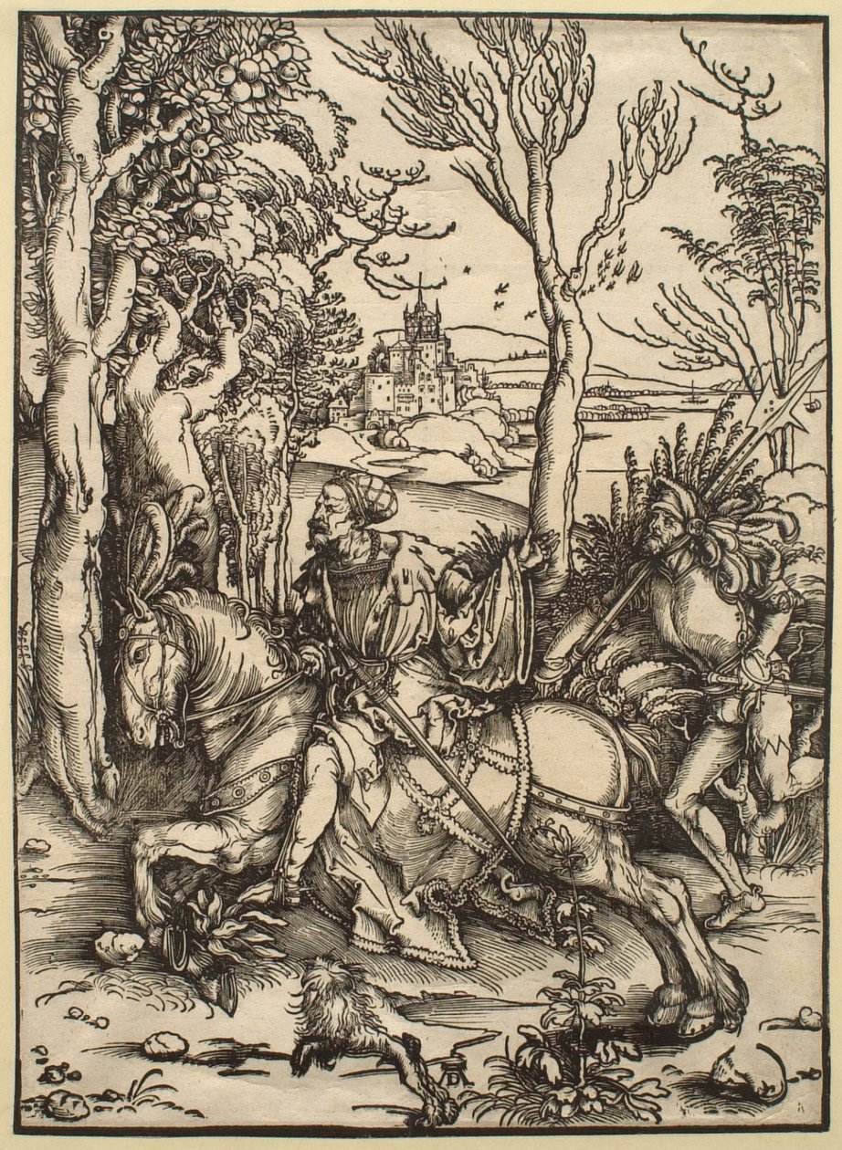 Der Ritter zu Pferde und der Landsknecht von Albrecht Dürer