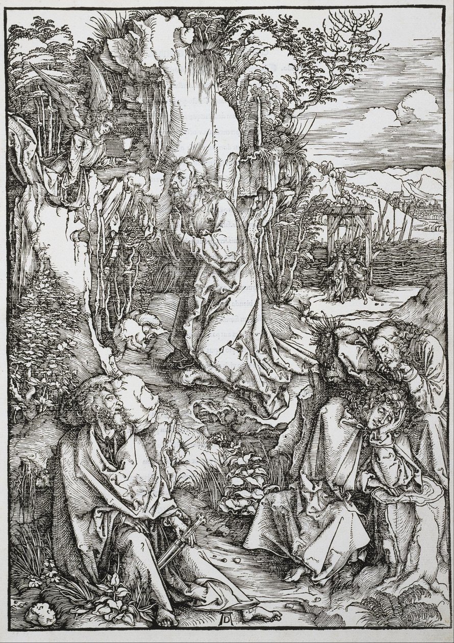 Die Große Passion: Christus am Ölberg von Albrecht Dürer