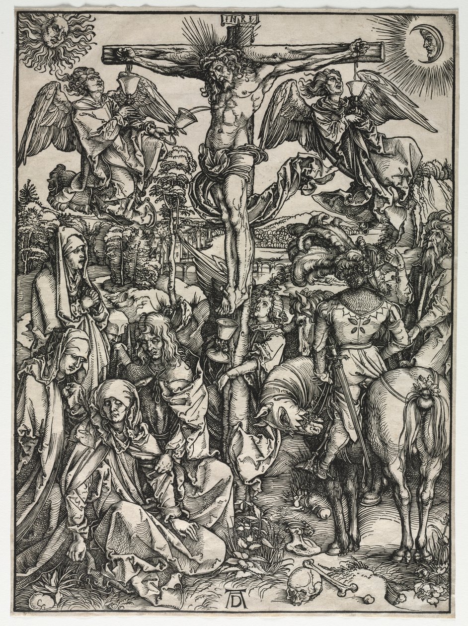 Die Große Passion: Die Kreuzigung, um 1497-1500 von Albrecht Dürer