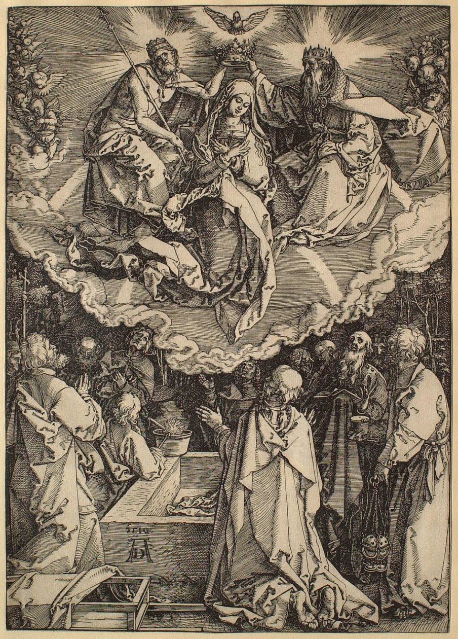 Das Marienleben: Mariä Himmelfahrt und Krönung von Albrecht Dürer